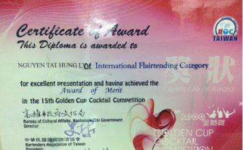 Golden Cup Cocktail Competition