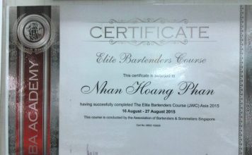 The Elite Bartenders Course (JWC) Asia The Elite Bartenders Course (JWC) Asia