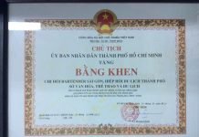 Bằng Khen của “Ủy Ban Nhân Dân Thành Phố Hồ Chí Minh” Bằng Khen của "Ủy Ban Nhân Dân Thành Phố Hồ Chí Minh"