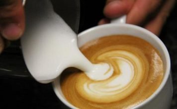Các công đoạn để pha chế cà phê Cappuccino