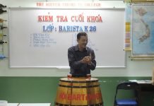 Lớp học barista khóa 26