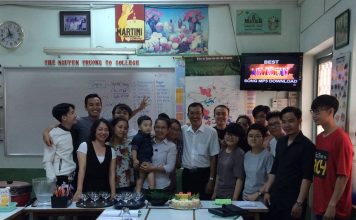 Lớp Bartender K95 thực hành