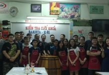 Lớp học pha chế Barista K.31